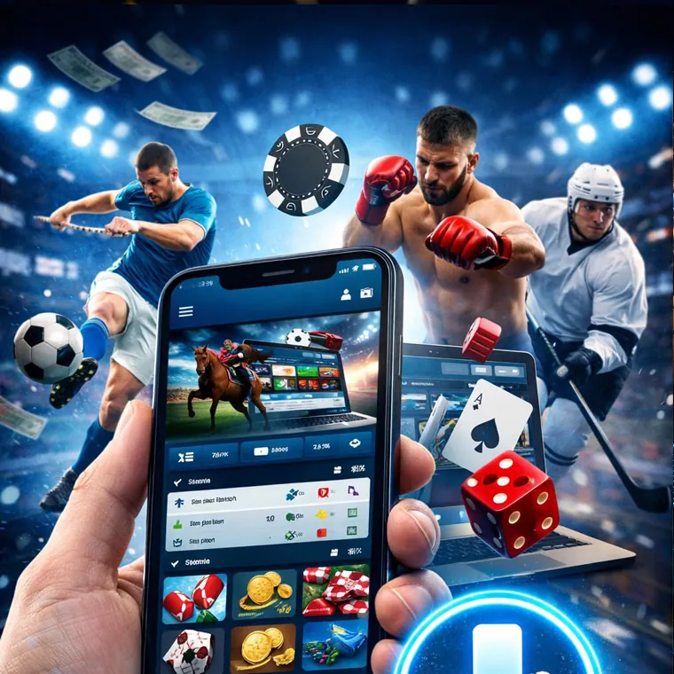 Smartphone displaying 777 online poker app interface