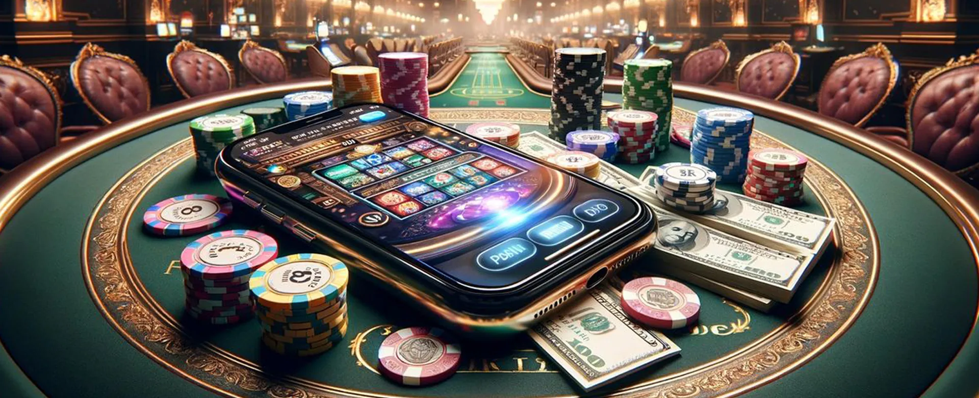 Exciting 777 slots and casino games on the homepage banner